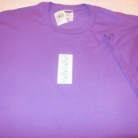 Women's T-shirt Jerzees Purple 2X NWT casual top short sleeve plus size - Picture 2 of 4